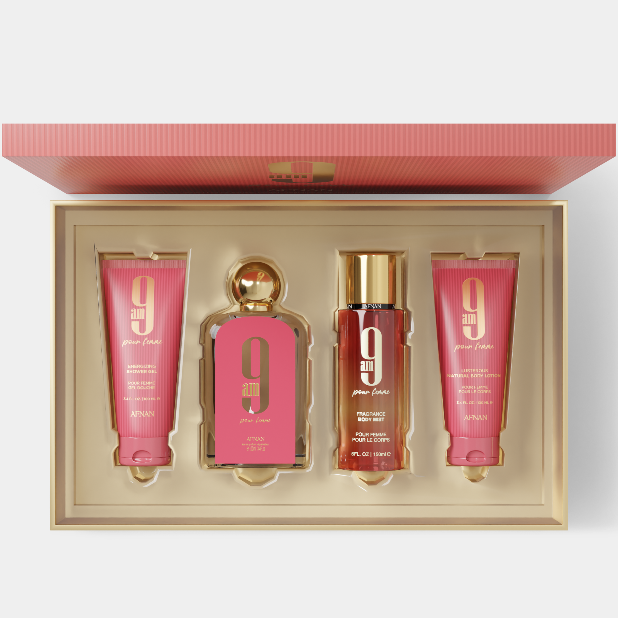 GIFT SET 9 AM POUR FEMME
