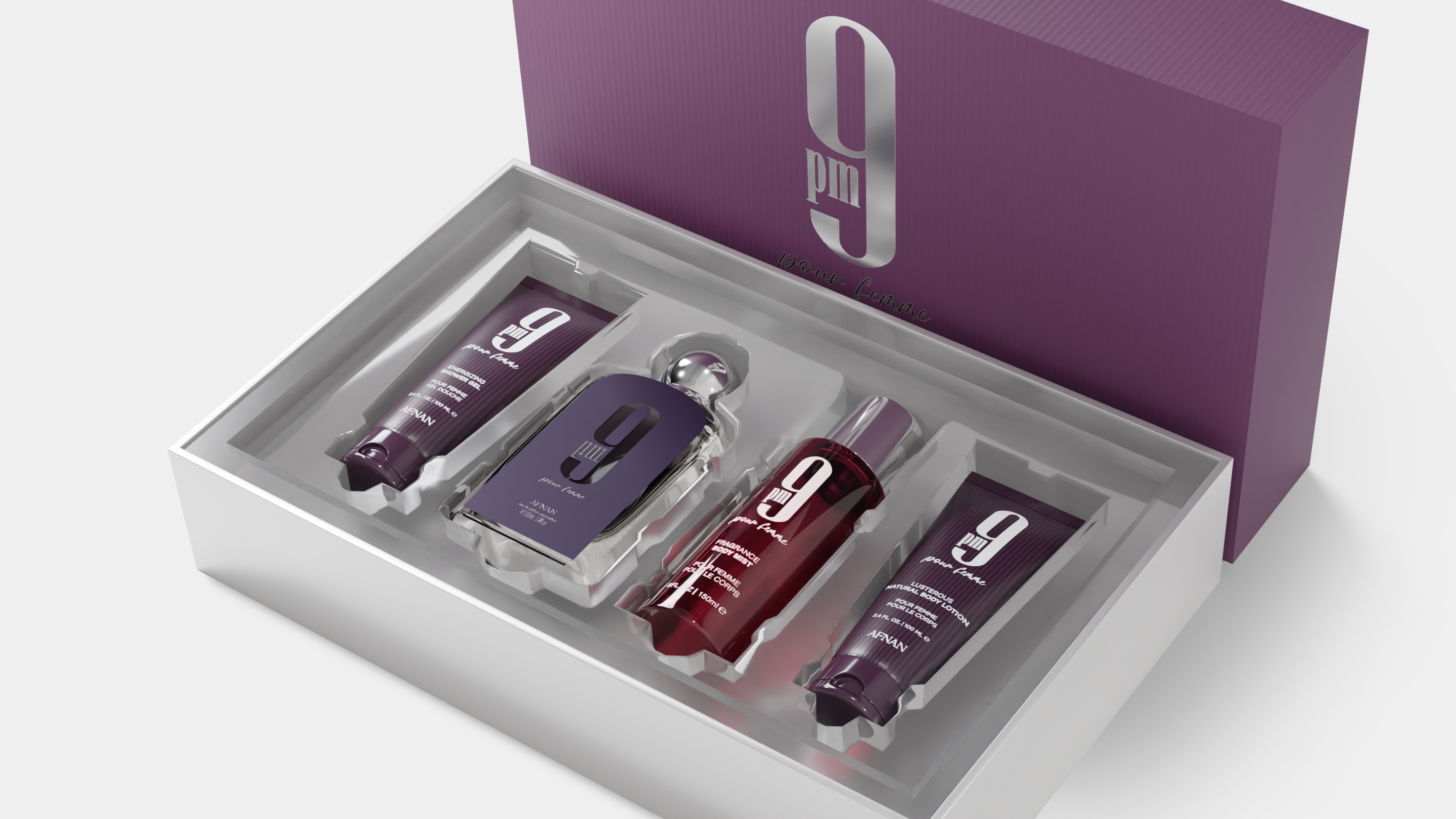 GESCHENKSET 9 PM POUR FEMME