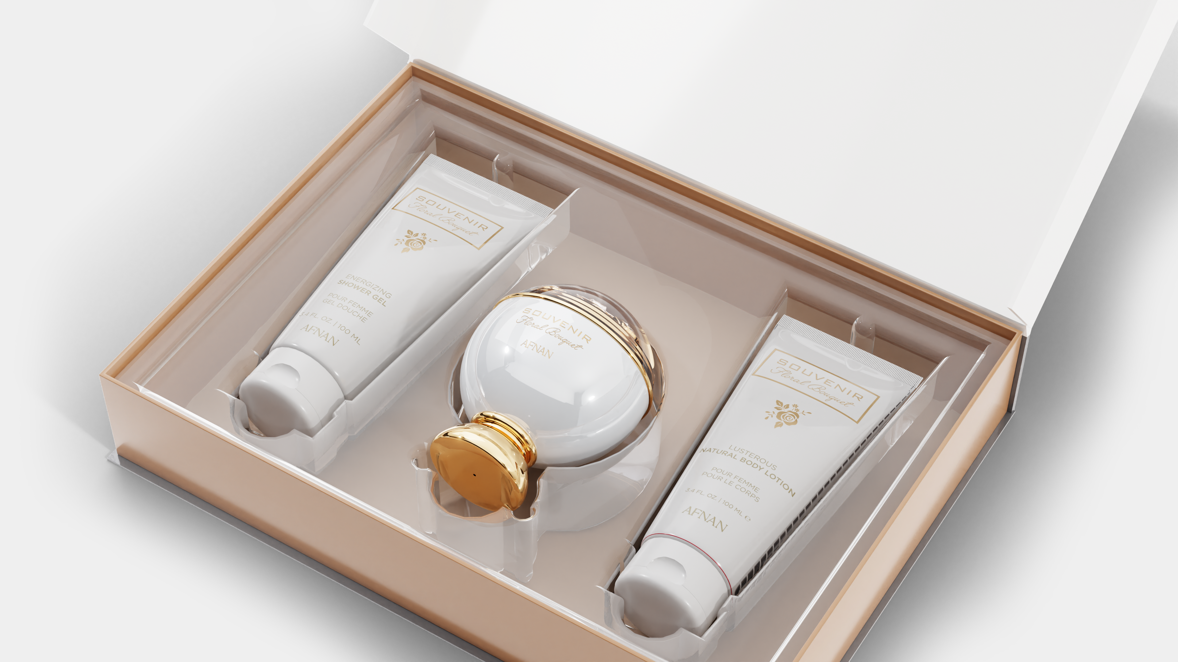 GESCHENKSET SOUVENIR FLORAL BOUQUET